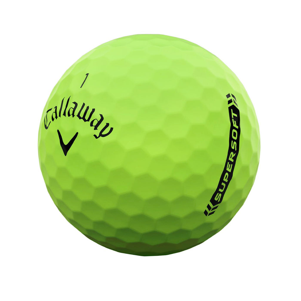 Callaway Supersoft Golf Balls 23 Green- One Dozen