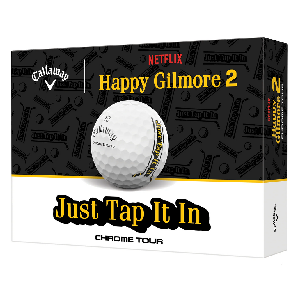 Callaway Chrome Tour Happy Gilmore 2 "Just Tap It In" Golf Balls