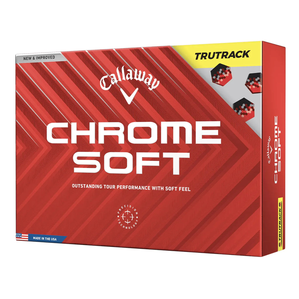 Callaway Chrome Soft Tru Track Golf Balls - White