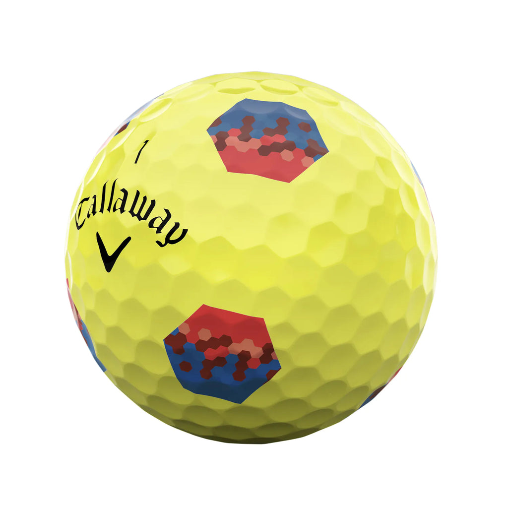 Callaway Chrome Soft Tru Track Golf Balls - Yellow