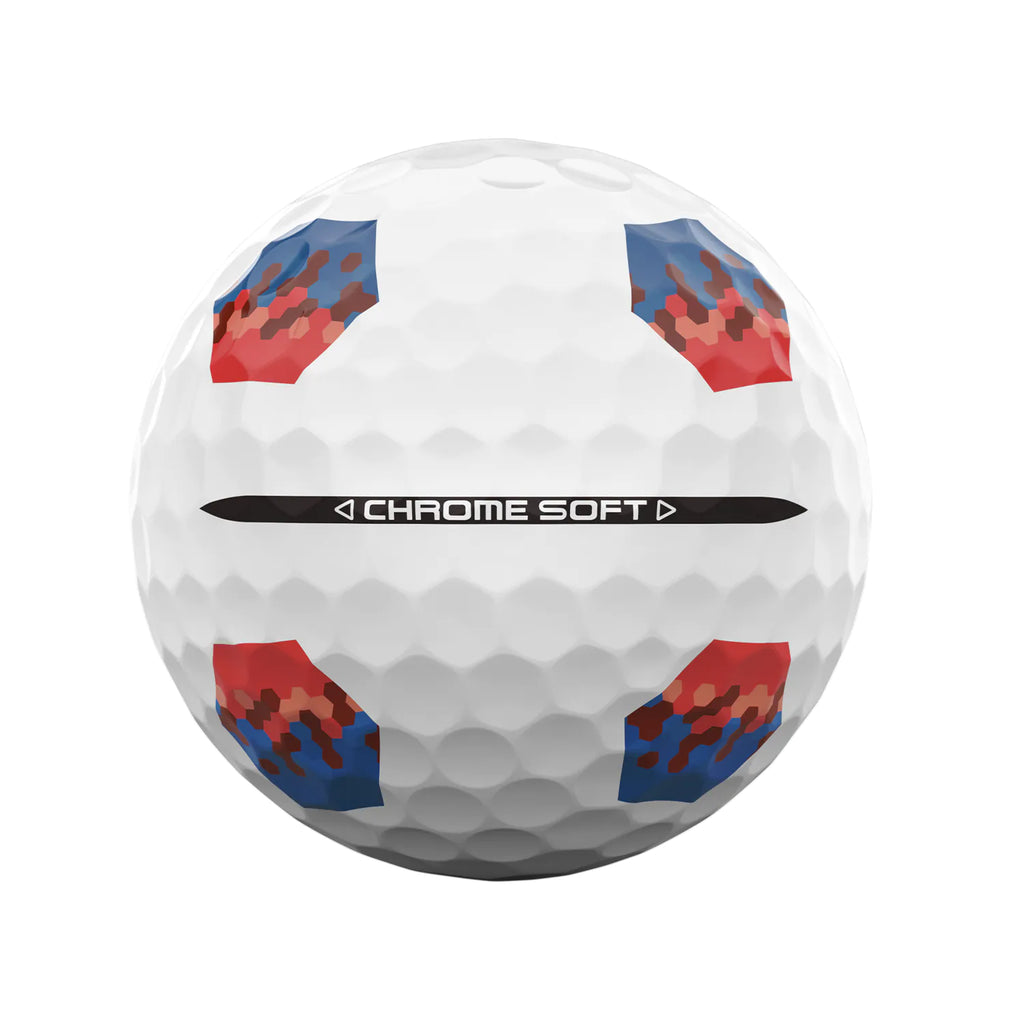 Callaway Chrome Soft Tru Track Golf Balls - White