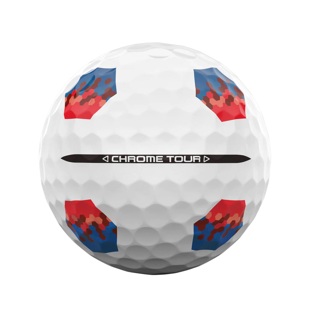 Callaway Chrome Tour Tru Track Golf Balls - White
