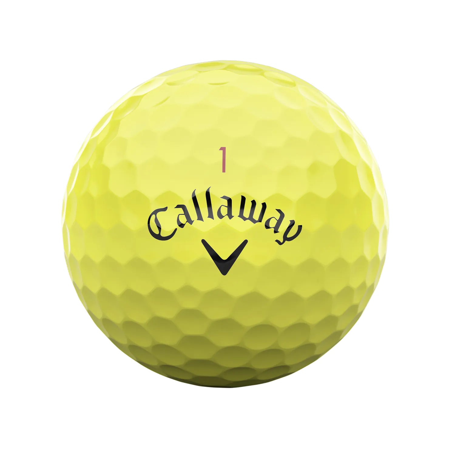 Callaway Chrome Tour Golf Balls - Yellow