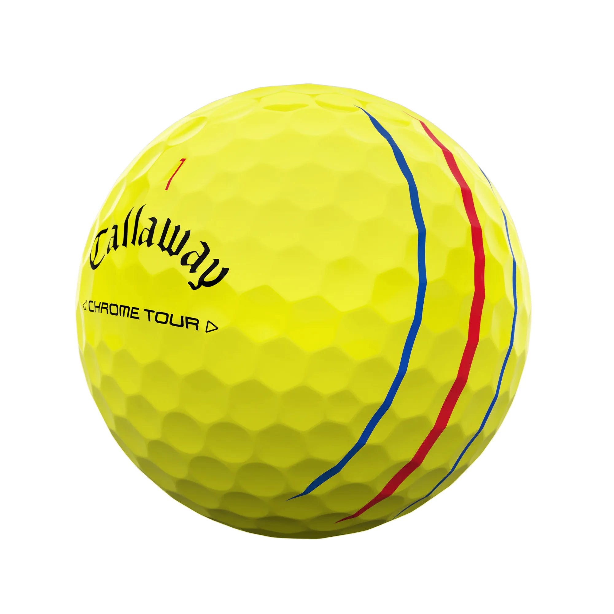 Callaway Chrome Tour Triple Track Golf Balls - Yellow