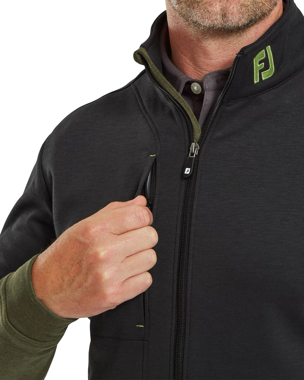 FootJoy Colour Block Full Zip Chillout Pullover AW23