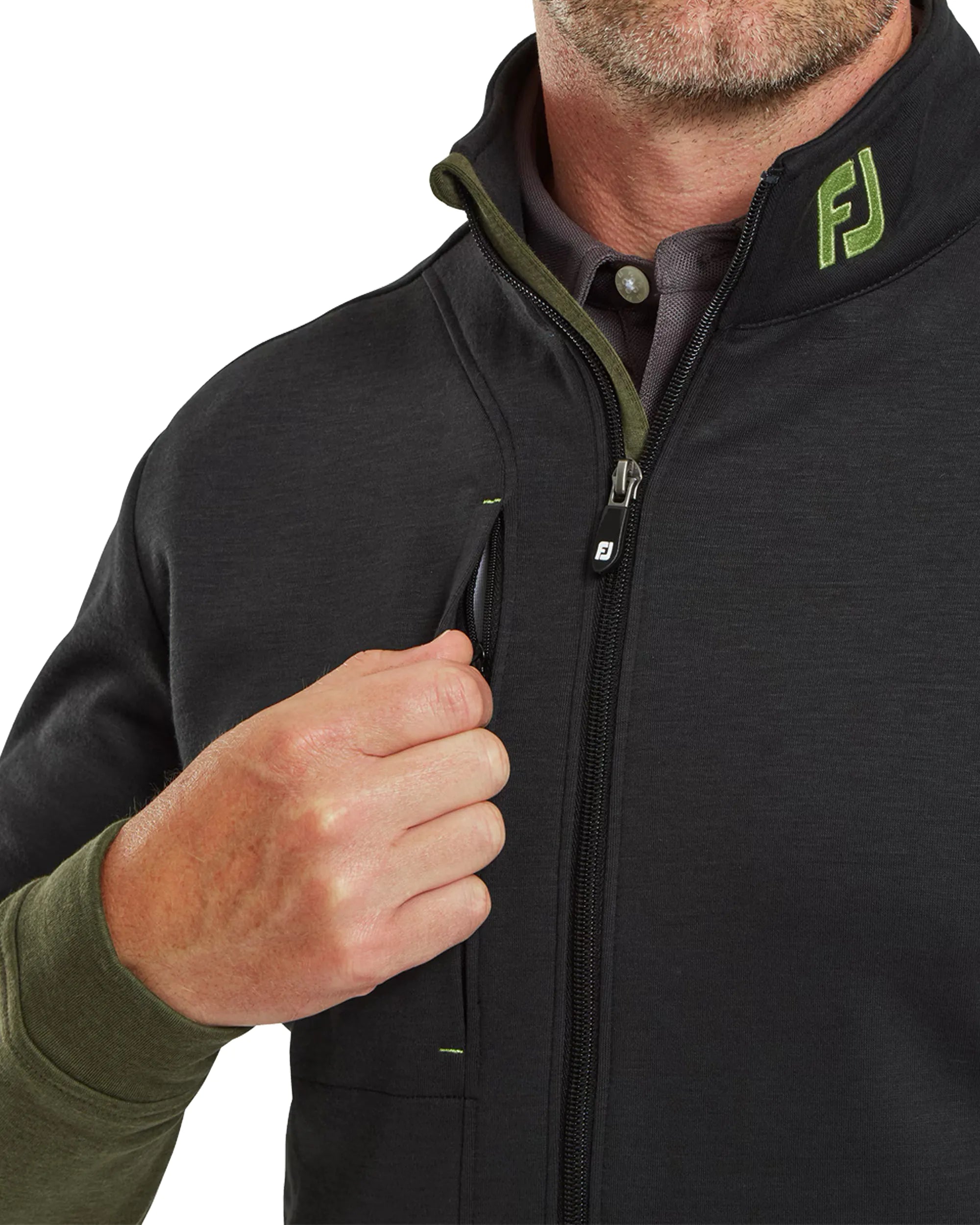 FootJoy Colour Block Full Zip Chillout Pullover AW23