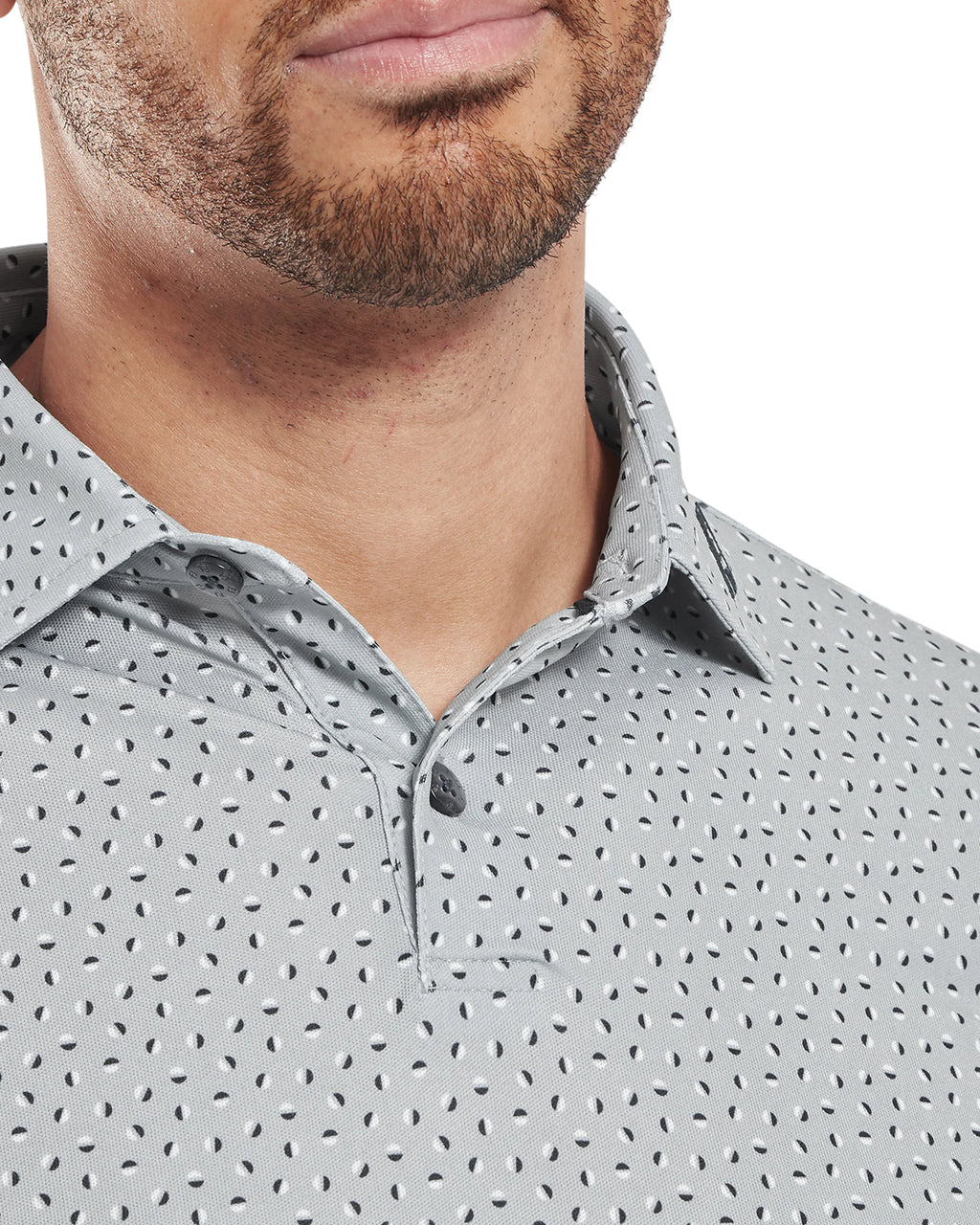 FootJoy Bounce Print Pique Golf Polo