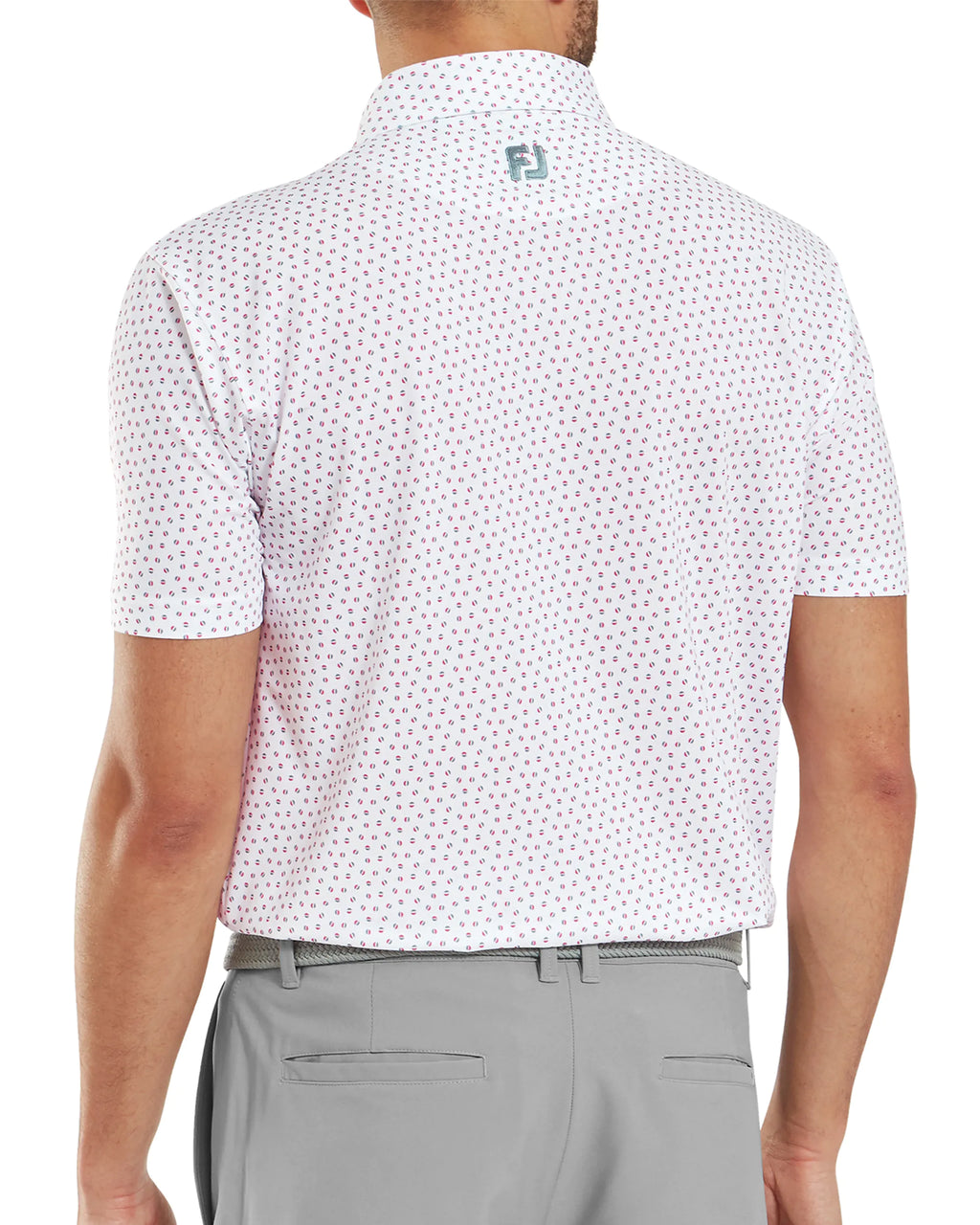 FootJoy Bounce Print Pique Golf Polo