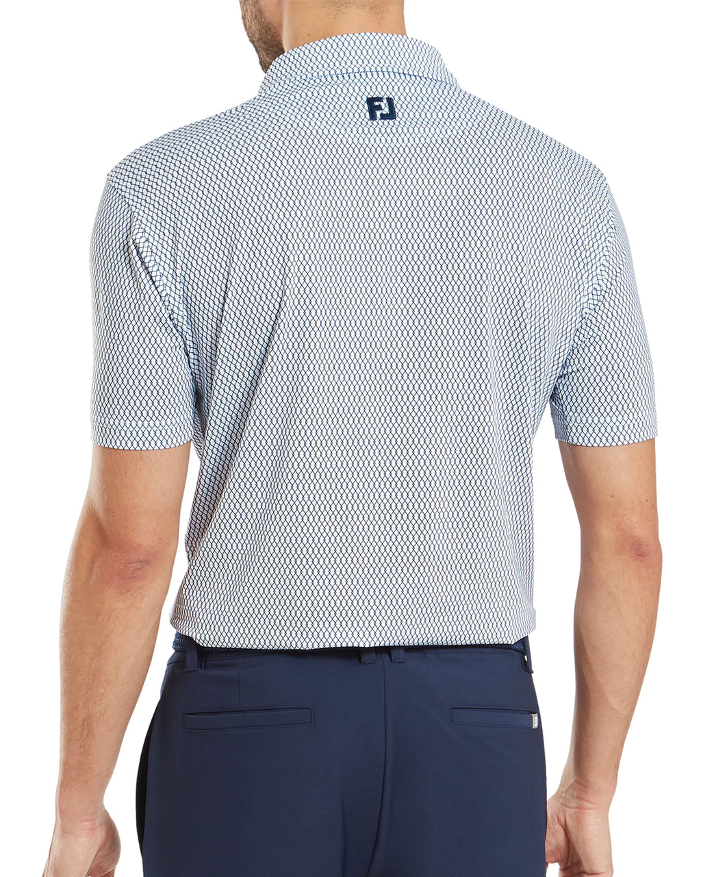 FootJoy Irongate Print Lisle Golf Polo