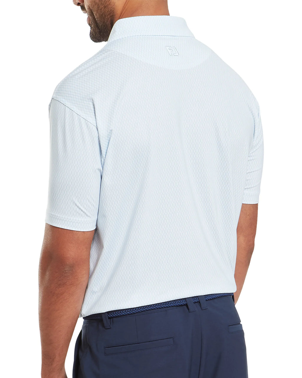 FootJoy Irongate Print Lisle Golf Polo