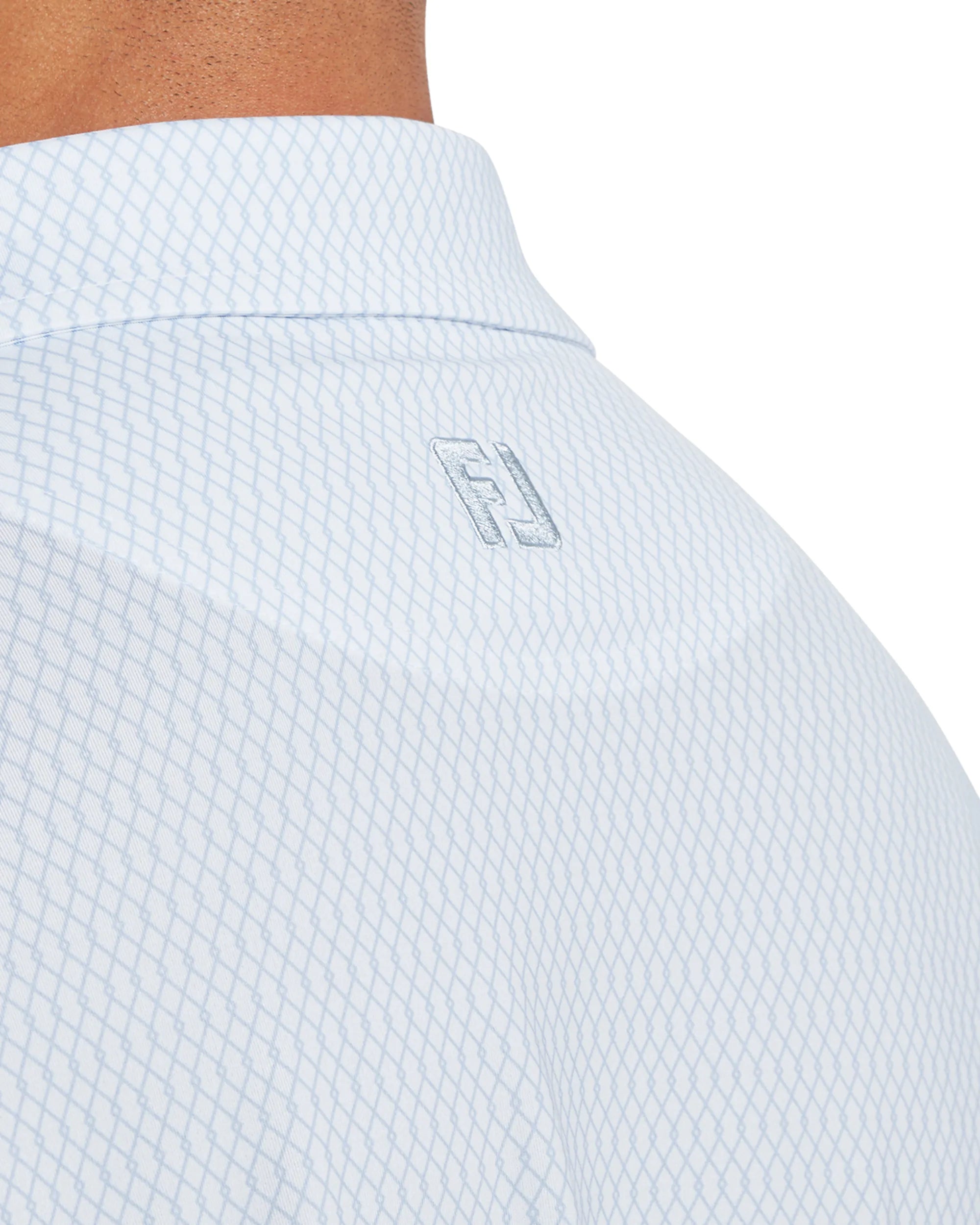 FootJoy Irongate Print Lisle Golf Polo