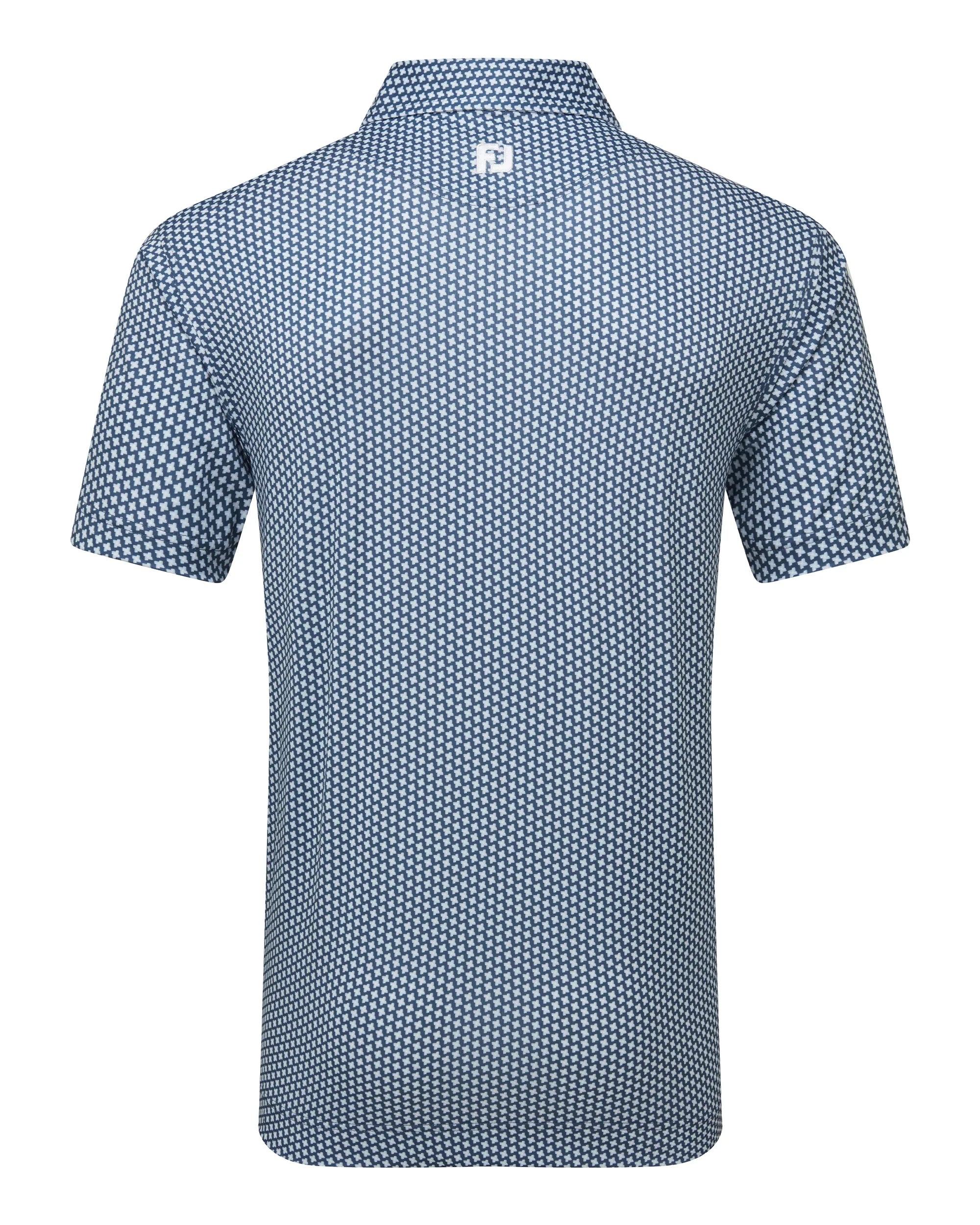 FootJoy Houndstooth Geo Lisle Golf Polo