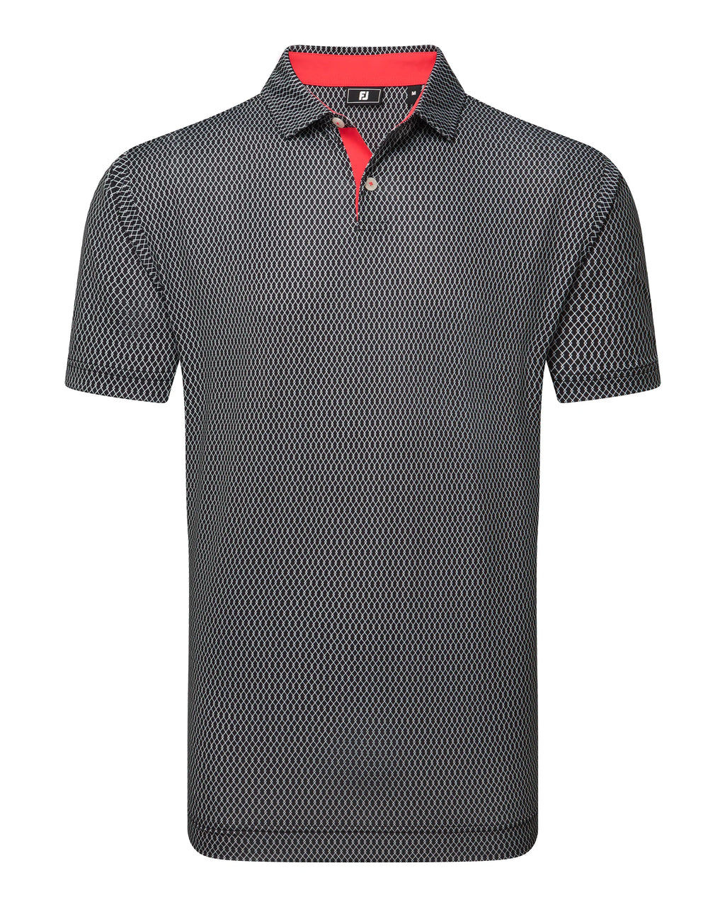 FootJoy Irongate Print Lisle Golf Polo