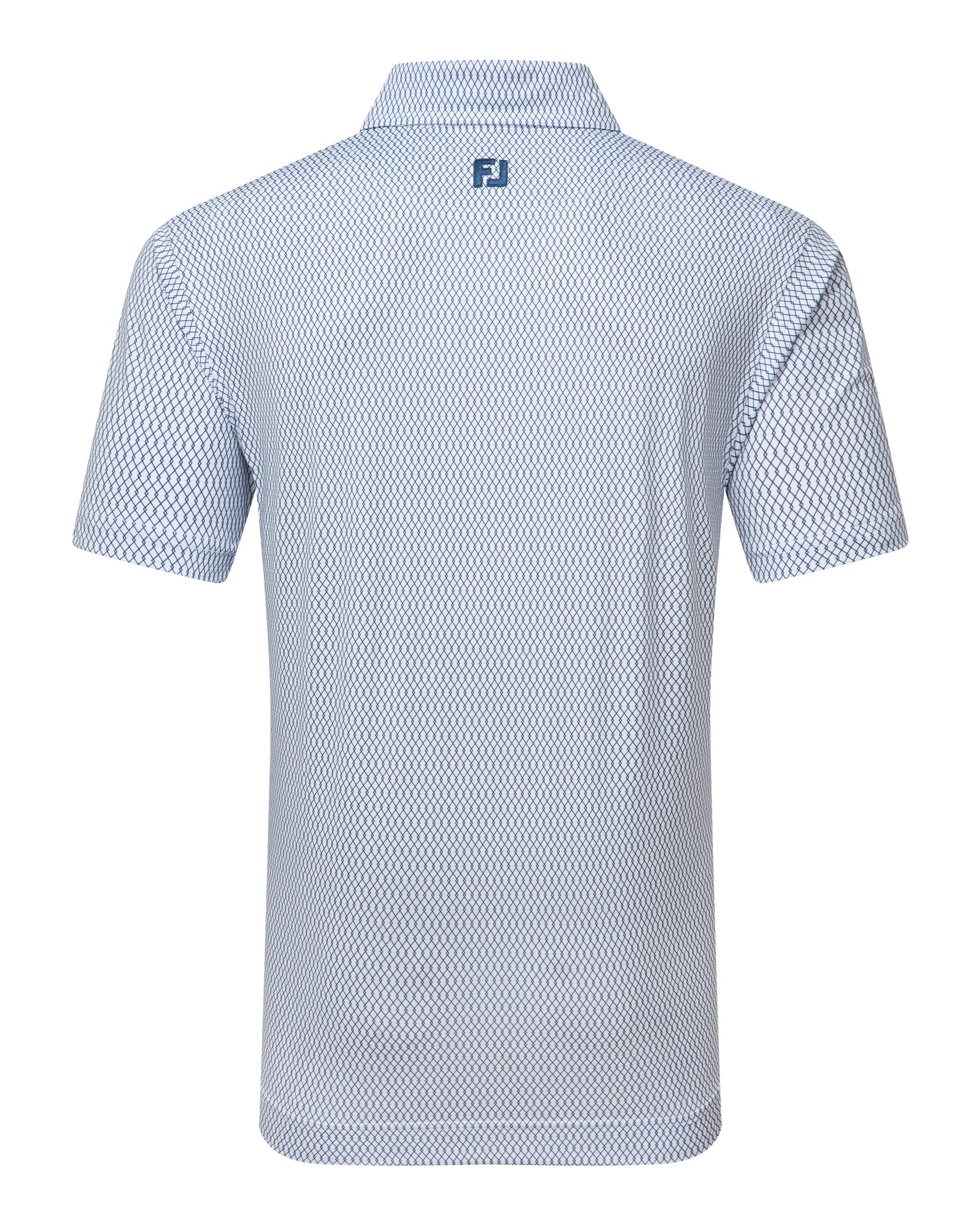 FootJoy Irongate Print Lisle Golf Polo