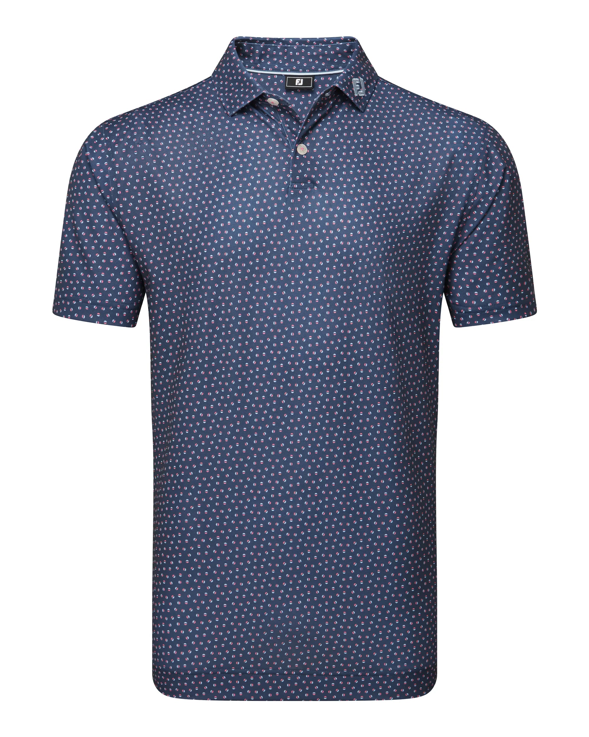 FootJoy Bounce Print Pique Golf Polo