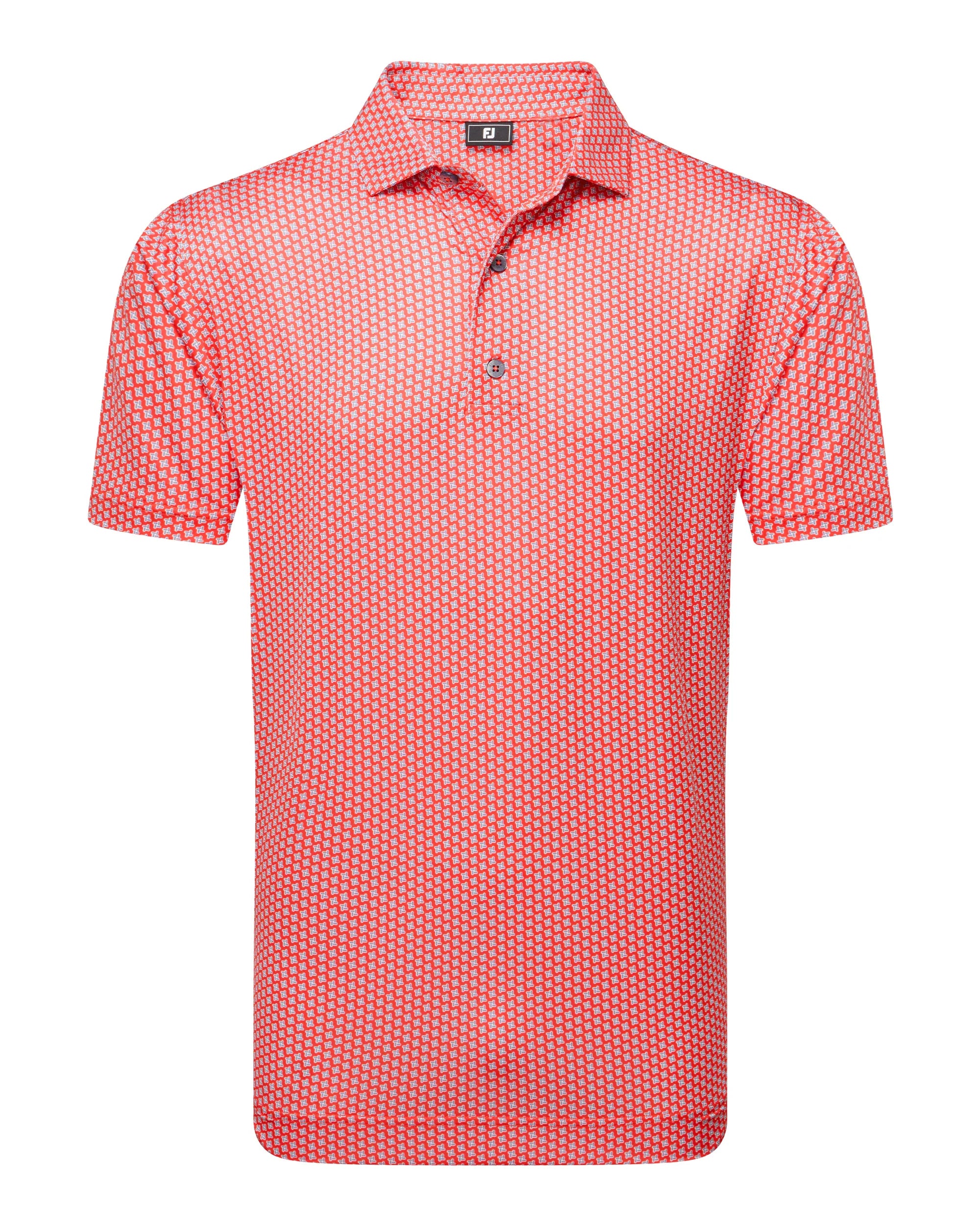 FootJoy Houndstooth Geo Lisle Golf Polo