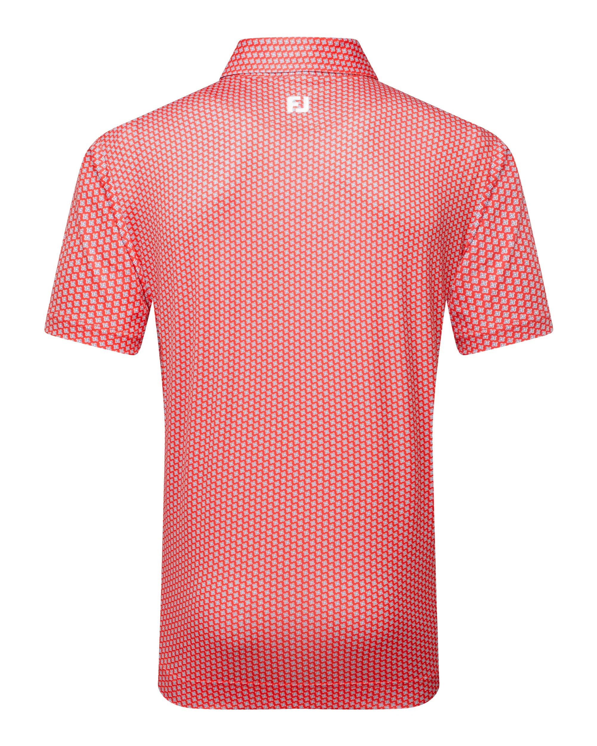 FootJoy Houndstooth Geo Lisle Golf Polo